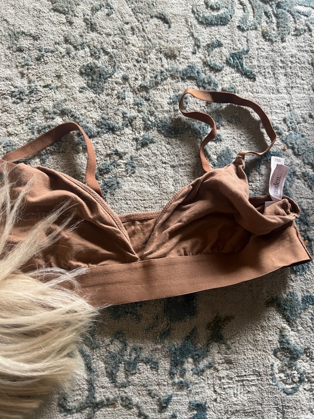 Auden Seamless Bralette in Rust Brown